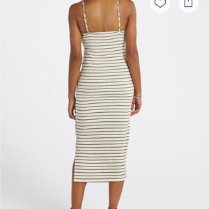 Gilli Black and White Striped Dress
